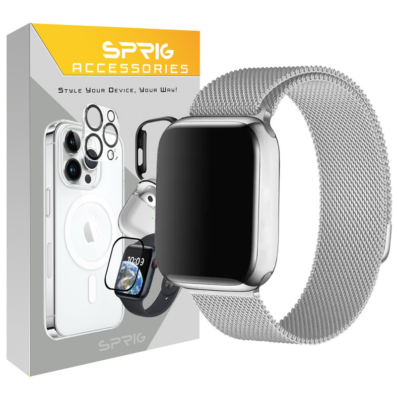 بند اسپریگ مدل Milanese TW مناسب برای ساعت هوشمند هایلو Watch 2 Pro / LS02 Pro