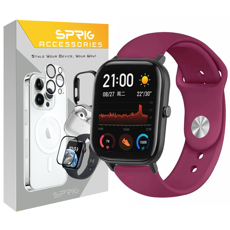 بند اسپریگ مدل SIC مناسب برای ساعت هوشمند امیزفیت Pop / Pop 2