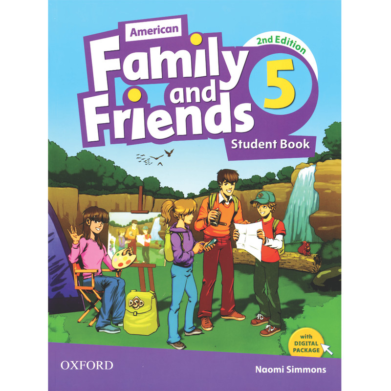 کتاب 5 American Family and Friends اثر Naomi Simmons انتشارات Oxford