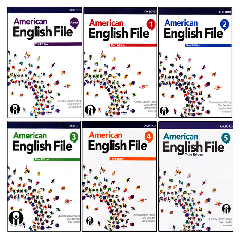 کتاب American English File Third Edition اثر جمعی از نویسندگان انتشارات الوندپویان 6 جلدی