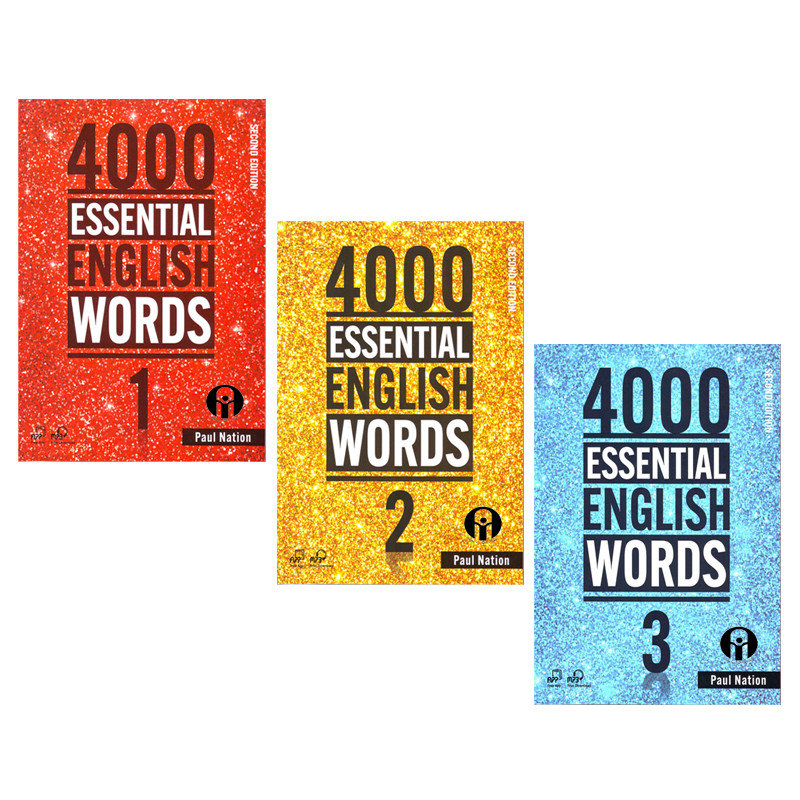 کتاب 4000 Essential English Words اثر Paul Nation انتشارات الوندپویان سه جلدی