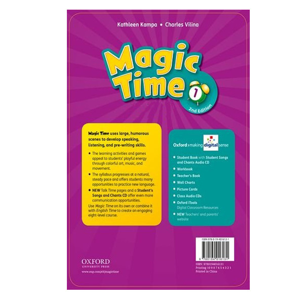 کتاب Magic Time 1 اثر Kathleen Kampa And Charles Vilina انتشارات Oxford