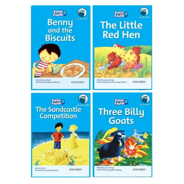 کتاب Story Family and Friends 1 اثر جمعی از نویسندگان انتشارات دنیای زبان 4 جلدی
