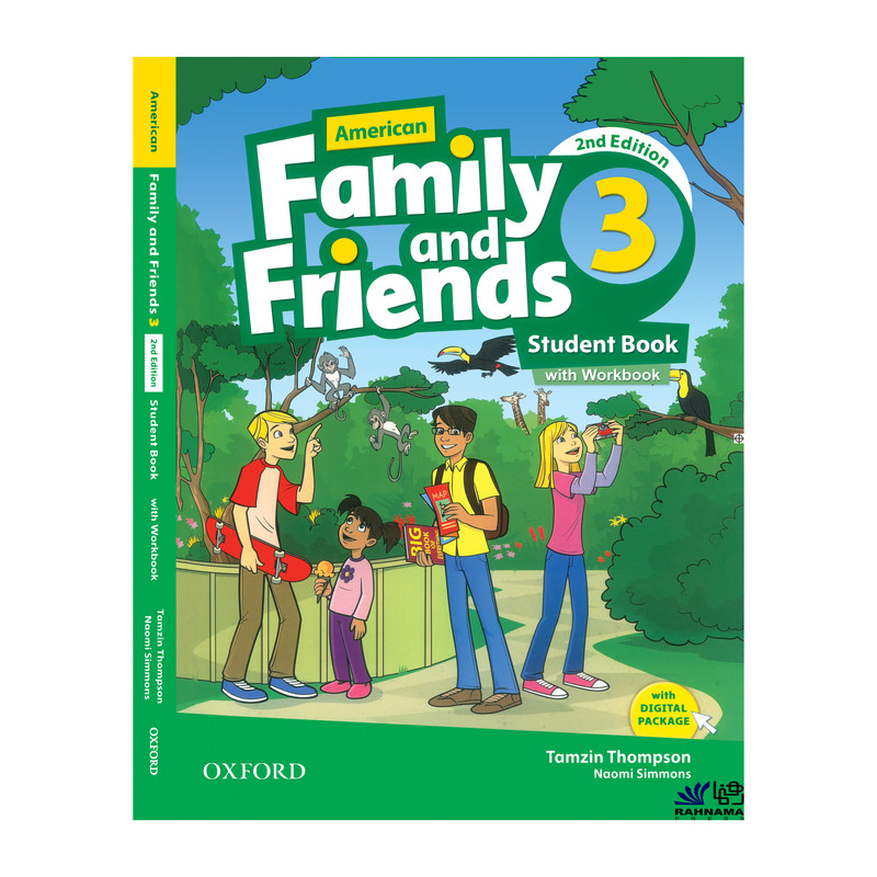 کتاب AMERICAN FAMILY AND FRIENDS 3 اثر TAMZIN THOMPSON AND NAOMI SIMMONS انتشارات رهنما