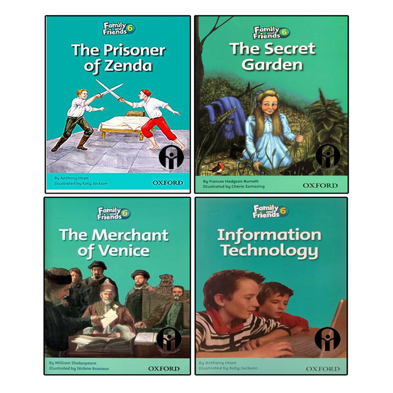 کتاب داستان Family And Friends 6 اثر جمعی از نویسندگان انتشارات الوندپویان چهار جلدی