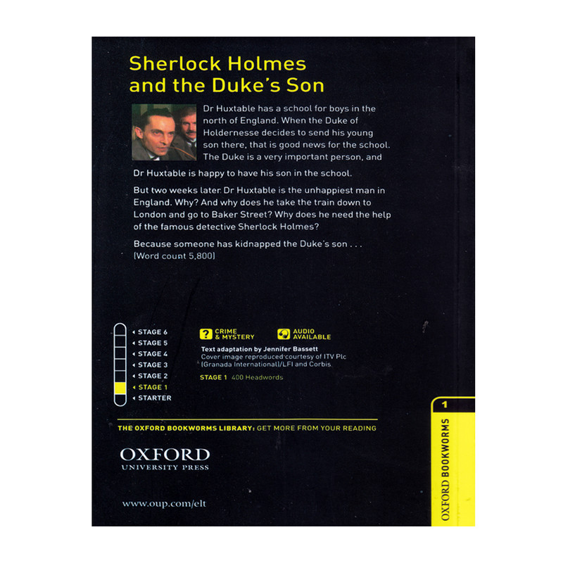 کتاب Sherlock Holmes And The Dukes Son اثر Sir Arthur Conan Doyle انتشارات الوندپویان