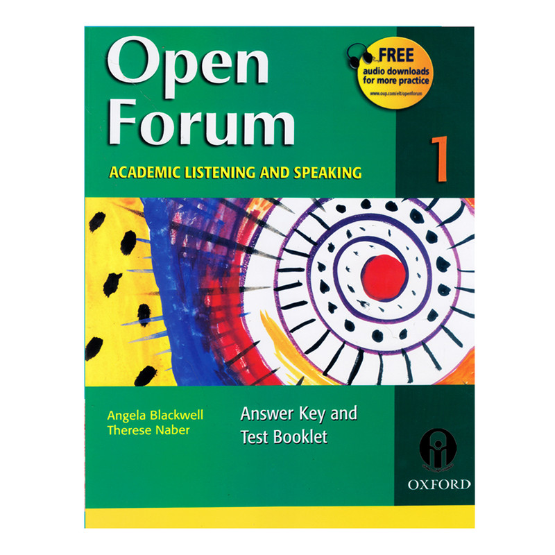 کتاب Open Forum 1 Academic Listening and Speaking اثر Angela Blackwell And Therese Naber انتشارات الوندپویان