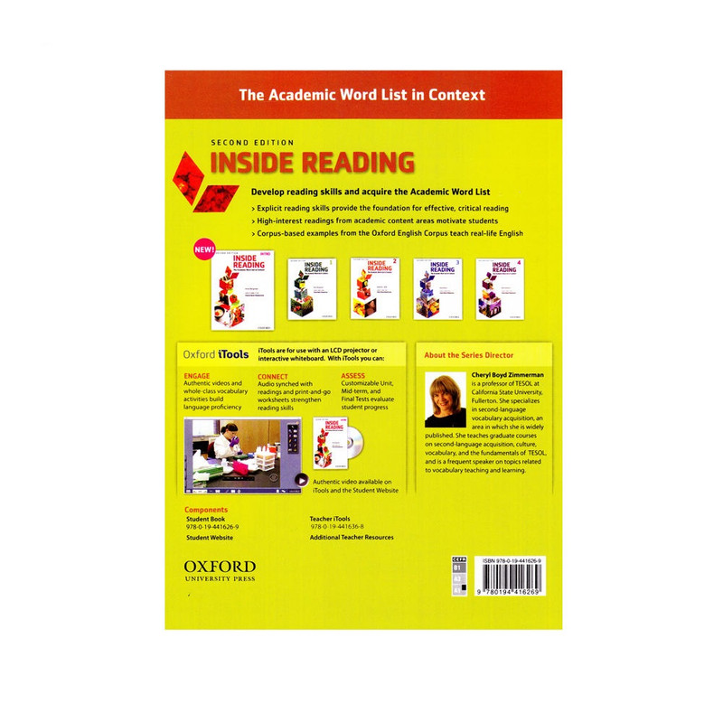 کتاب Inside Reading اثر Lawrence j. Zwier And Bruce Rubin انتشارات الوندپویان دو جلدی