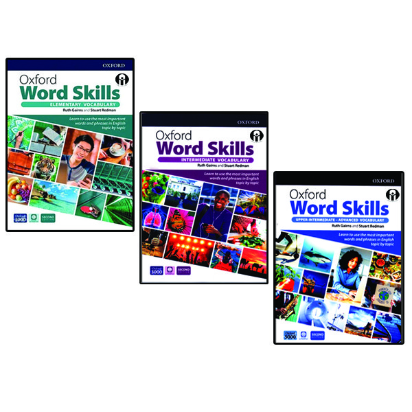 کتاب Oxford Word Skills Second Edition اثر Ruth Gairns And Stuart Redman انتشارات الوندپویان سه جلدی