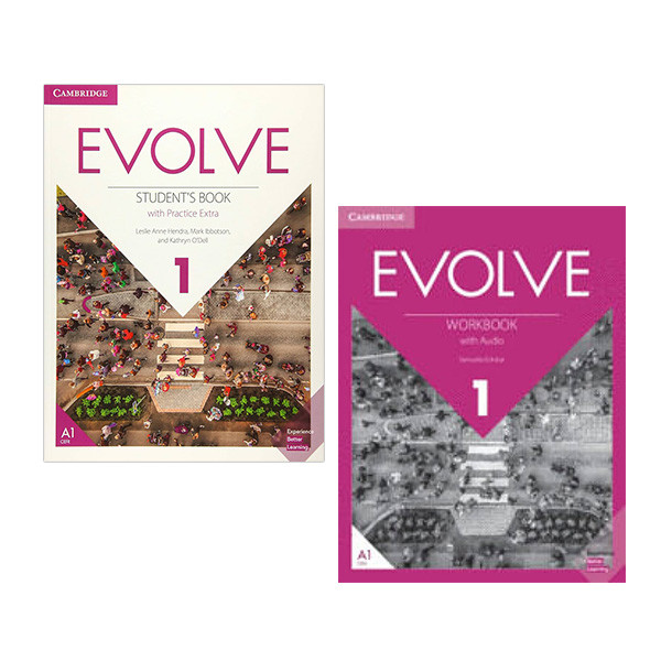 کتاب Evolve 1 اثر Leslie Anne Hendra و Mark Ibboston و Kathryn O'Dell انتشارات دانشگاه کمبریج 2 جلدی