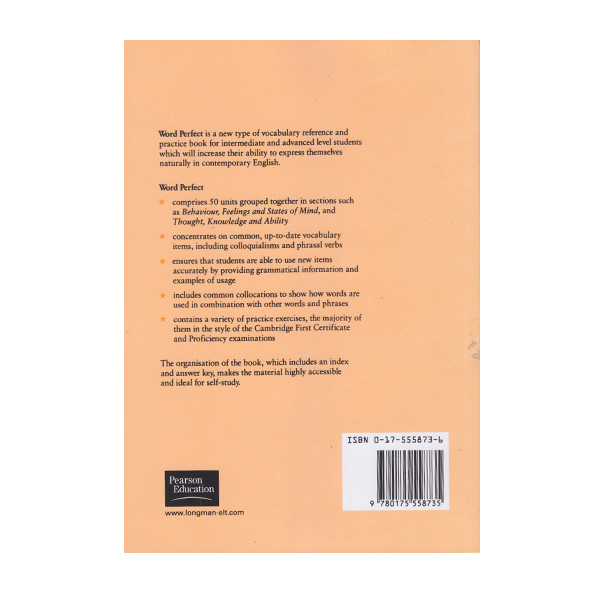 کتاب Word Perfect Vocabulary For Fluency اثر Mark Harrison انتشارات الوندپویان
