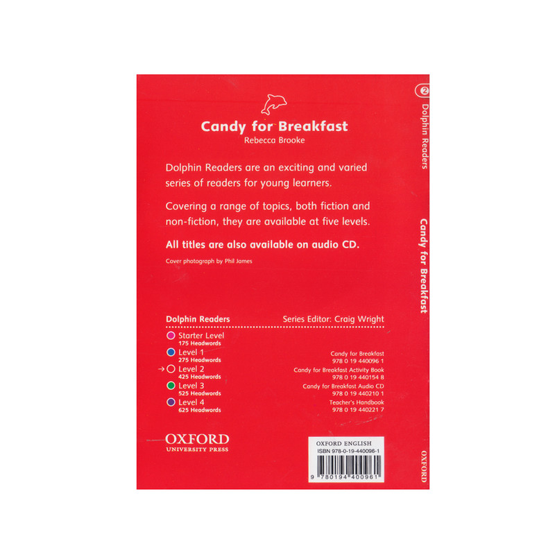 کتاب ِDophin Readers Candy For Breakfast اثر Rebbeca Brooke انتشارات الوندپویان