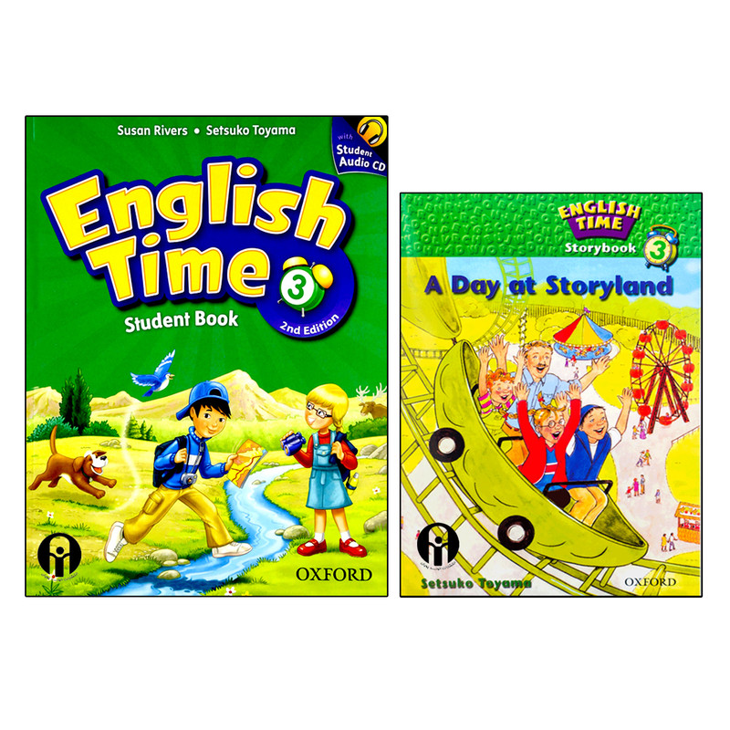  کتاب English Time 3 اثر Susan Rivers And Setsuko Toyama انتشارات الوندپویان دو جلدی