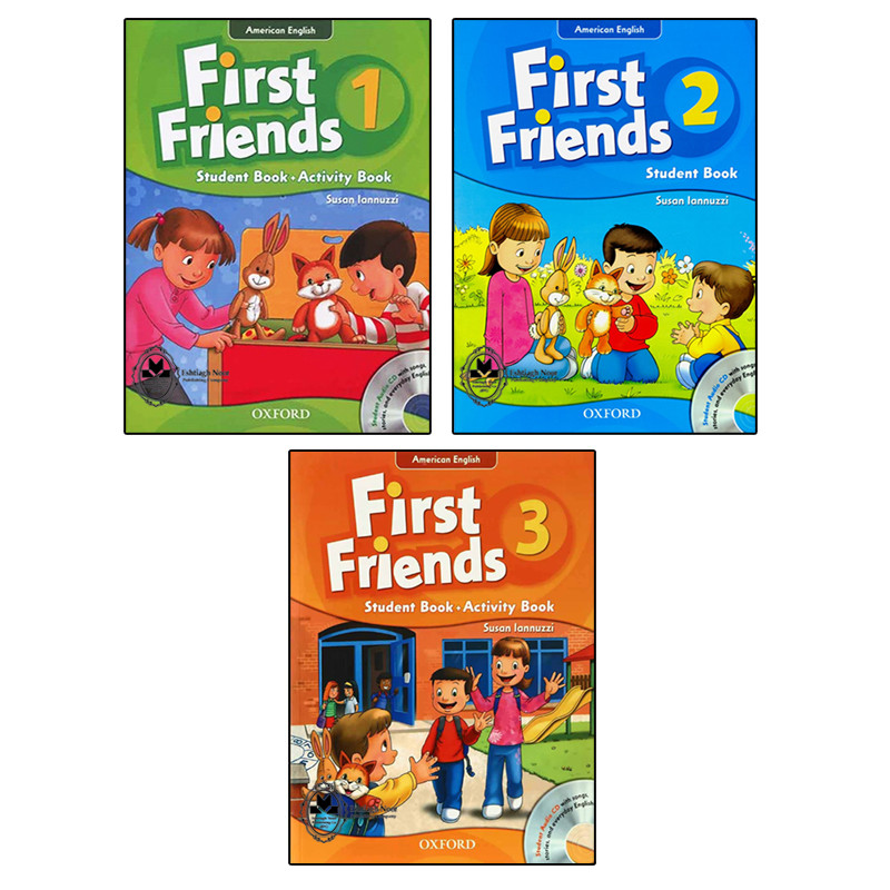کتاب American First Friends 2nd اثر Susan lannuzzi انتشارات اشتیاق نور سه جلدی