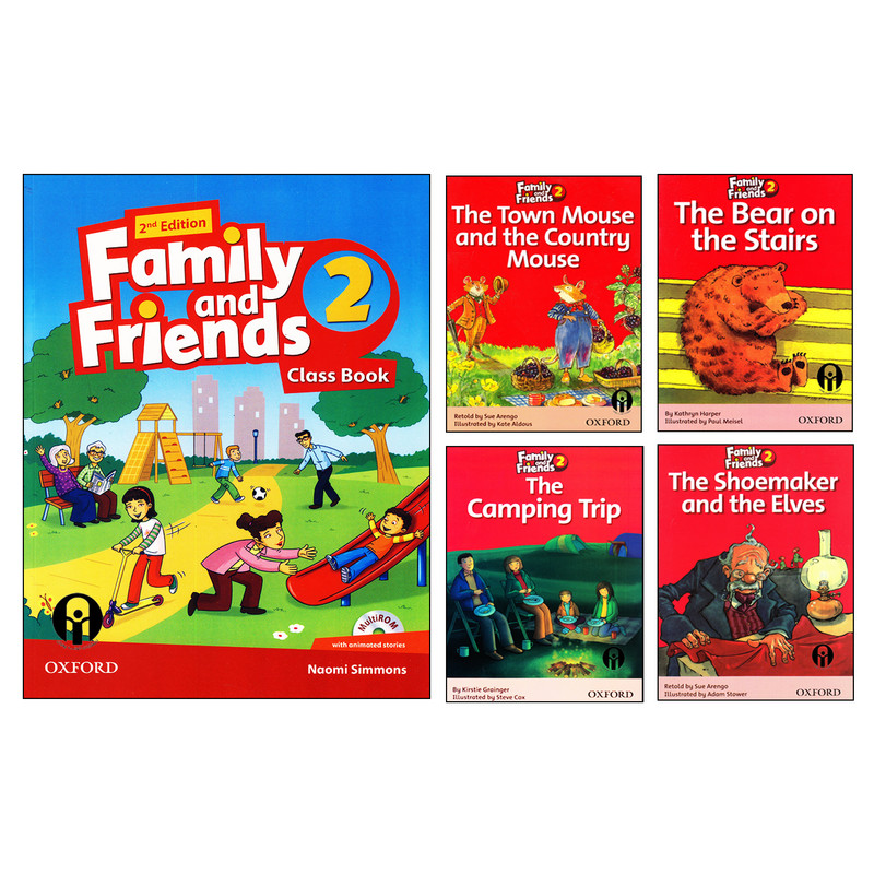 کتاب Family And Friends 2 اثر جمعی از نویسندگان انتشارات الوندپویان پنج جلدی