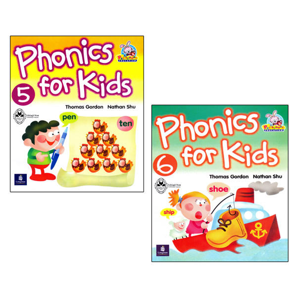 کتاب Phonics For Kids اثر Thomas Gordon And Nathan Shu انتشارات اشتیاق نور جلد 5 و 6