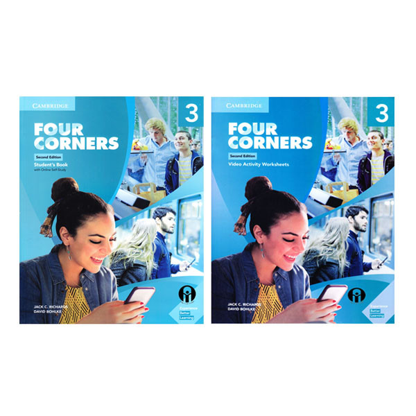  کتاب Four Corner 3 Second Edition اثر Jack C. Richards And David Bohlke انتشارات الوندپویان دو جلدی
