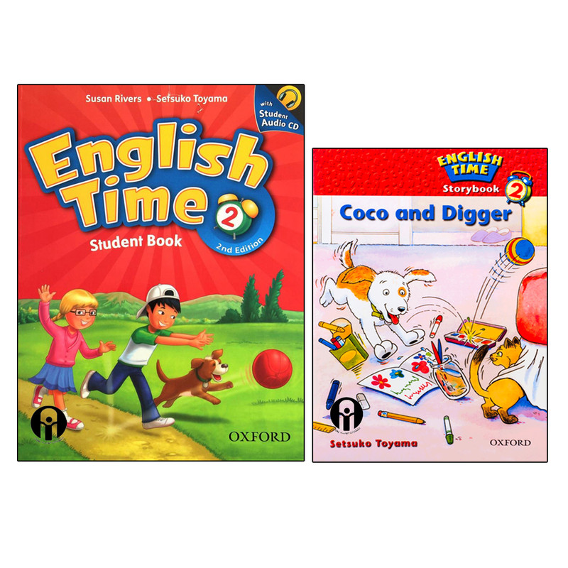 کتاب English Time 2 اثر Susan Rivers And Setsuko Toyama انتشارات الوندپویان دو جلدی