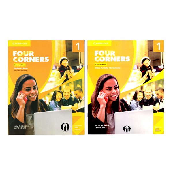 کتاب Four Corner 1 Second Edition اثر Jack C. Richards And David Bohlke انتشارات الوندپویان دو جلدی