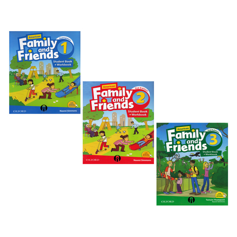 کتاب American Family And Friends Second Edition اثر Tamzin Thompson and Naomi Simmons انتشارات الوندپویان سه جلدی