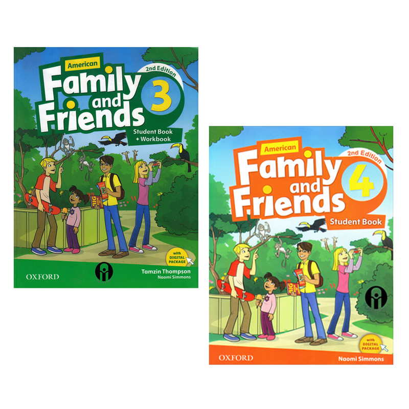 کتاب Family And Friends Second Edition اثر Tamzin Thompson And Naomi Simmons انتشارات الوندپویان 2 جلدی