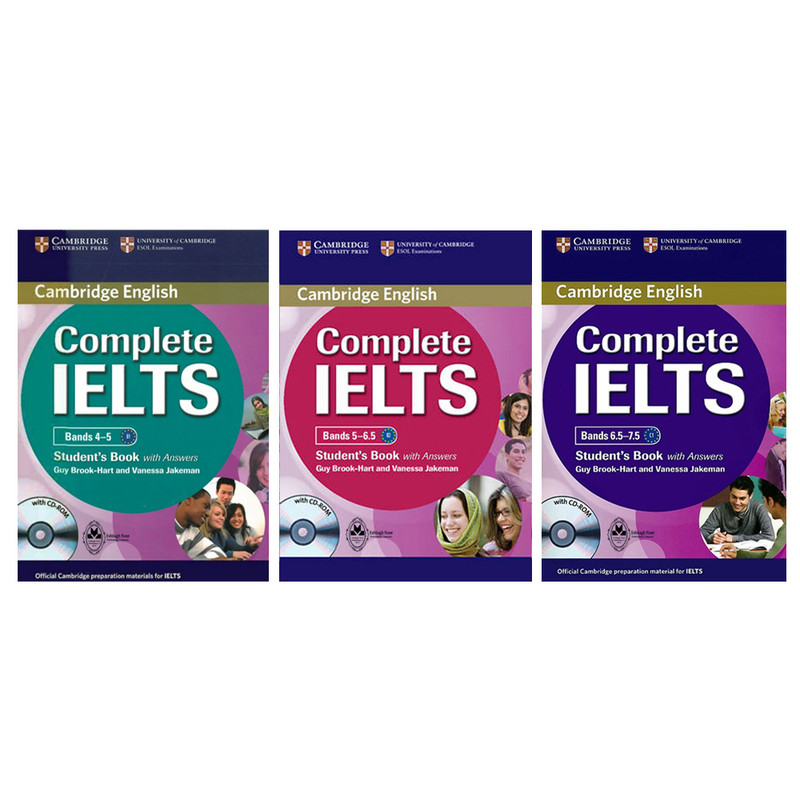کتاب Cambridge English Complete IELTS اثر Guy Brook-Hart And Vanessa Jakeman انتشارات اشتیاق نور سه جلدی