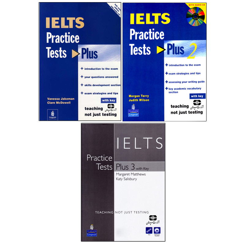 کتاب IELTS Practice Tests Plus اثر Vanessa Jakeman And Clare McDowell انتشارات سپاهان سه جلدی