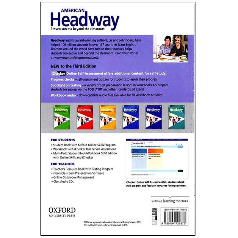 کتاب American Headway 4 Third Edition اثر John Soars And Liz Soars انتشارات سپاهان
