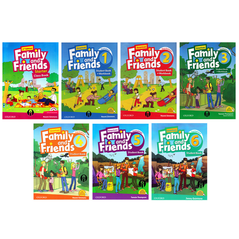 کتاب Family And Friends Second Edition اثر جمعی از نویسندگان انتشارات الوندپویان 7 جلدی