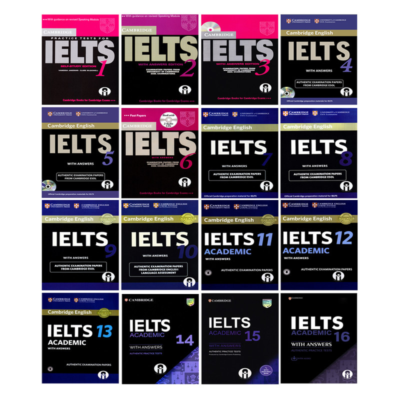 کتاب IELTS Academic Cambridge اثر جمعی از نویسندگان انتشارات الوندپویان جلد 1 تا 16