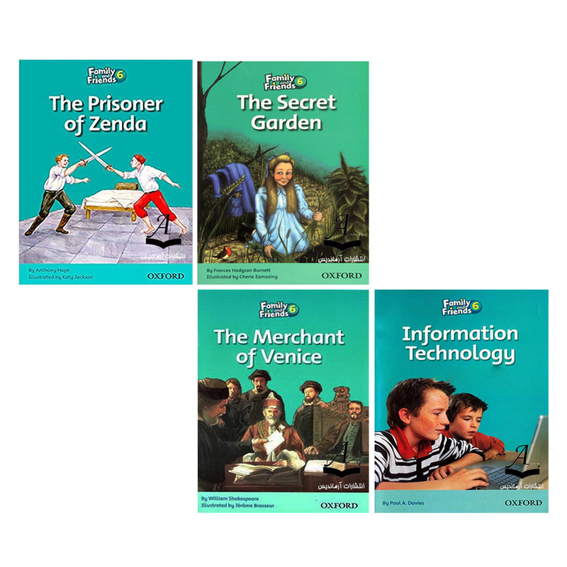 کتاب داستان Family And Friends 6 اثر جمعی از نویسندگان انتشارات آرماندیس چهار جلدی