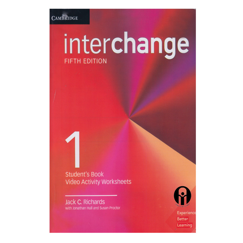 کتاب Interchange 1 With Video Activity Worksheets Fifth Edition اثر Jack C. Richards انتشارات الوندپویان