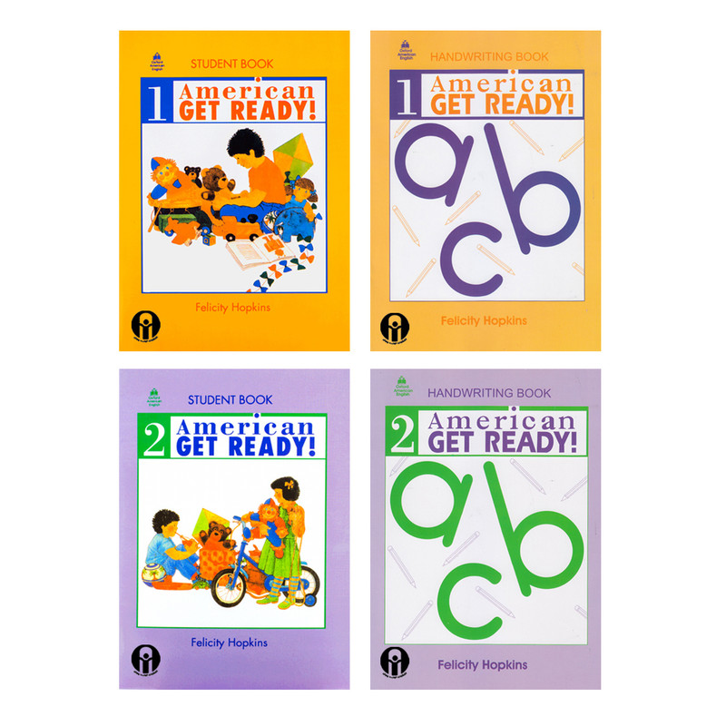 کتاب American Get Ready اثر Felicity Hopkins انتشارات الوندپویان 4 جلدی
