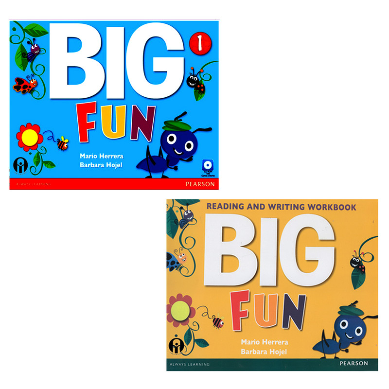 کتاب Big Fun 1 اثر Mario Herrera And Barbara Hojel انتشارات الوندپویان دو جلدی