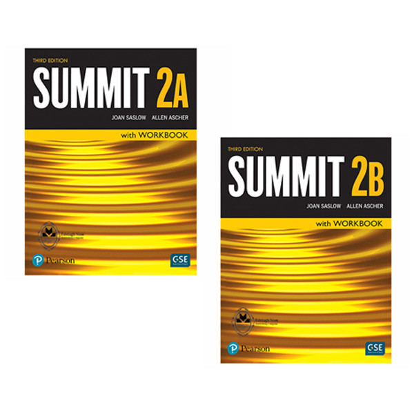 کتاب Summit 2 اثر Joan Saslow And Allen Ascher انتشارات اشتیاق نور 2 جلدی