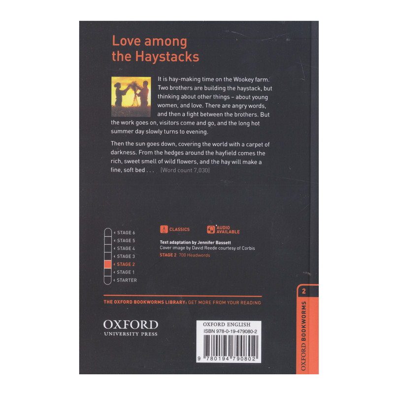 کتاب Oxford Bookworms Love Among The Haystacks اثر D.H. Lawrence انتشارات الوندپویان
