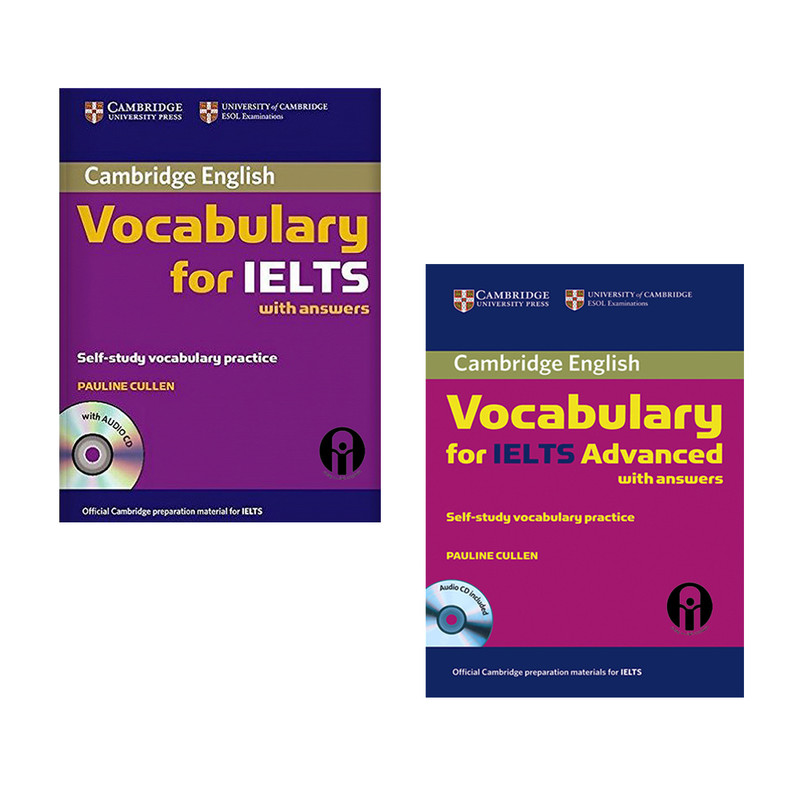 کتاب Vocabulary For Ielts اثر Pauline Cullen انتشارات الوندپویان 2 جلدی