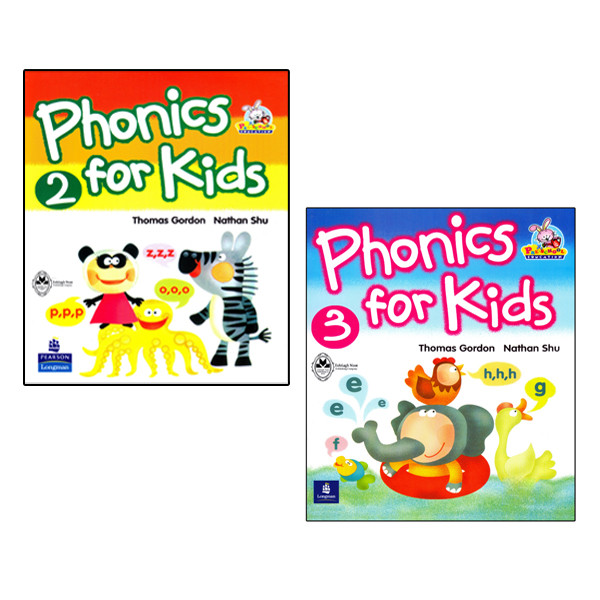 کتاب Phonics For Kids اثر Thomas Gordon And Nathan Shu انتشارات اشتیاق نور جلد 2 و 3