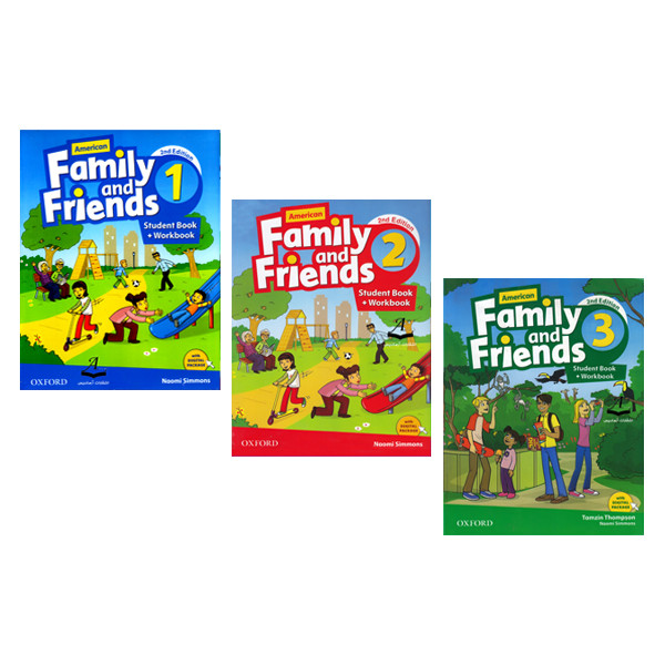 کتاب American Family And Friends Second Edition اثر Tamzin Thompson and Naomi Simmons انتشارات آرماندیس جلد 1 تا 3