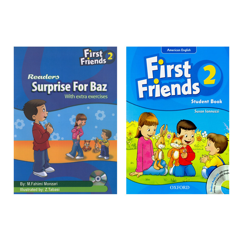کتاب First Friends 2 اثر Susan Iannuzzi And M.Fahimi Monzari انتشارات Oxford دو جلدی