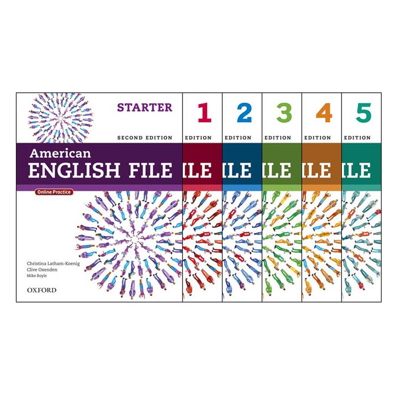 کتاب American English File 2nd اثر جمعی از نویسندگان انتشارات هدف نوین 5 جلدی