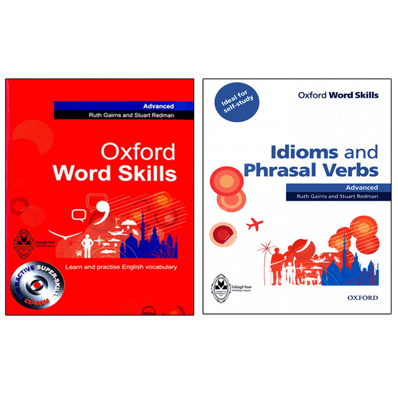 کتاب Oxford word skills Advanced اثر Ruth Gairns And Stuart Redman انتشارات اشتیاق نور دو جلدی