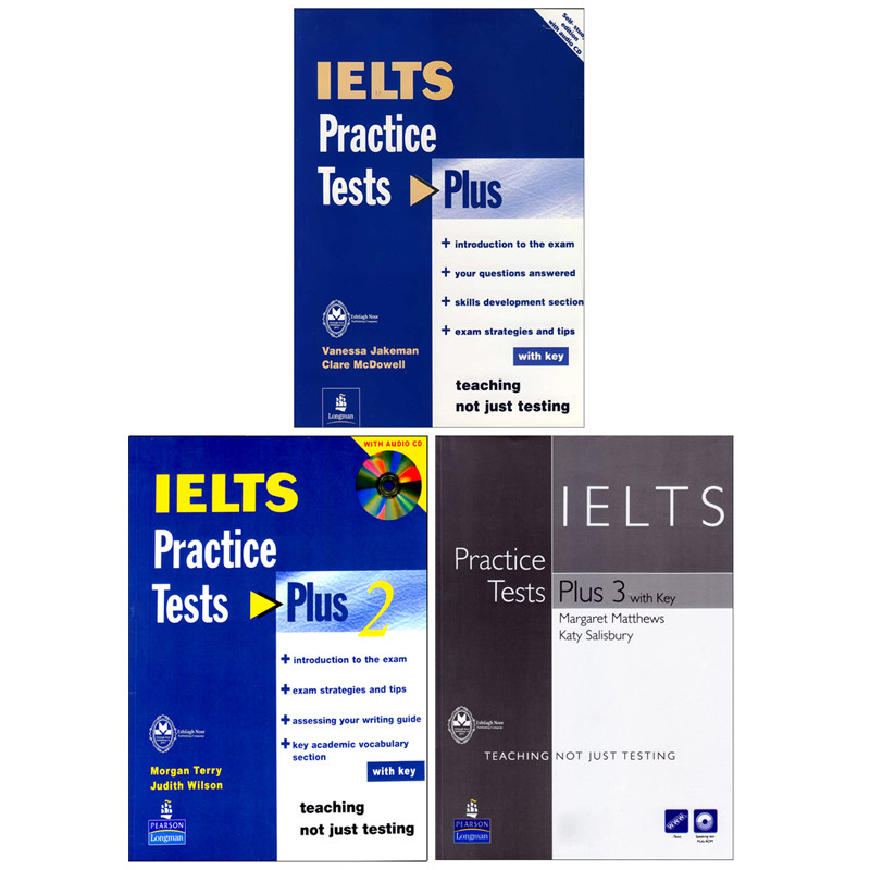 کتاب IELTS Practice Tests Plus اثر Vanessa Jakeman And Clare McDowell انتشارات اشتیاق نور سه جلدی
