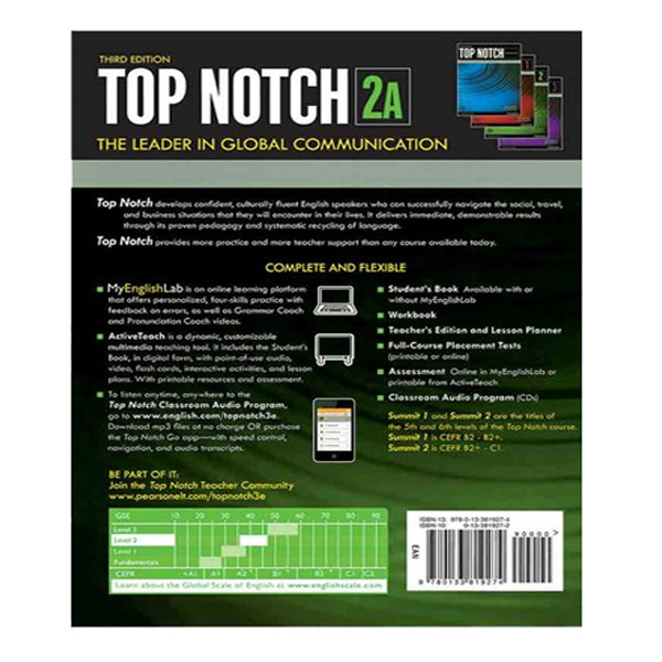 کتاب Top Notch 2 اثر Joan Saslow And Allen Ascher انتشارات الوندپویان دو جلدی