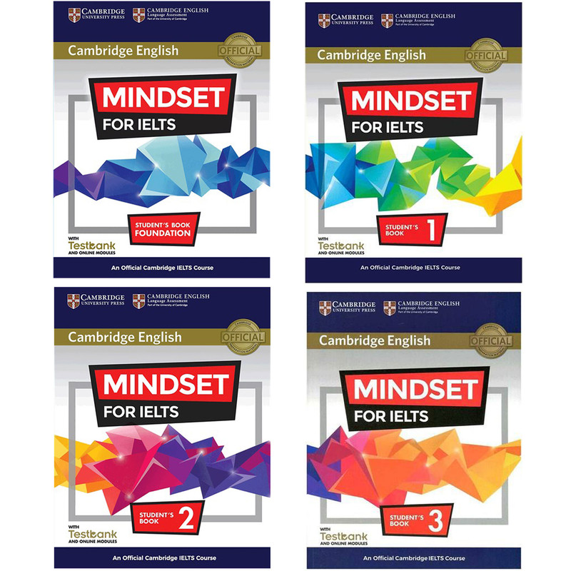 کتاب Cambridge English Mindset For IELTS اثر جمعی از نویسندگان انتشارات Cambridge چهارجلدی