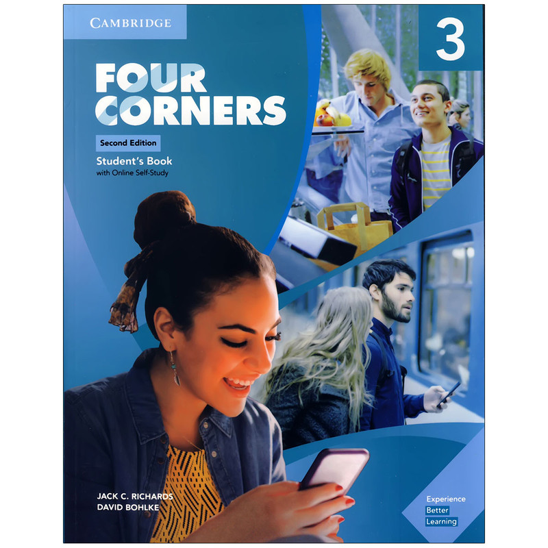 کتاب four corners 3 2nd اثر Jack C. Richards and David Bohlke انتشارات کمبریج 
