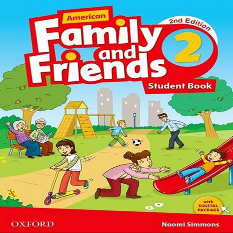 کتاب 2 American Family and Friends اثر Naomi Simmons انتشارات Oxford