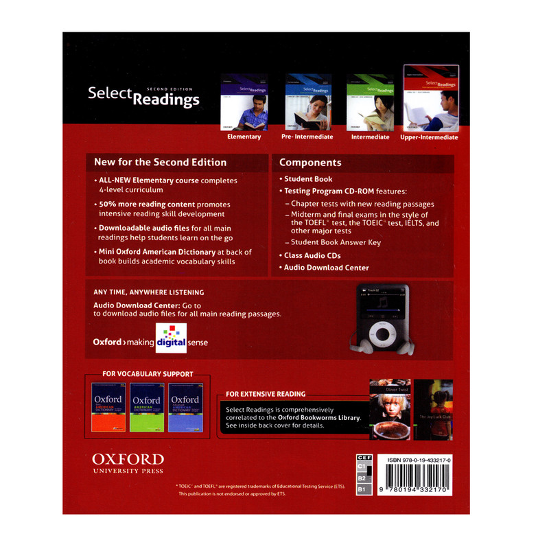 کتاب Select Readings Upper-Intermediate اثر Linda Lee And Jean Bernard انتشارات آرماندیس