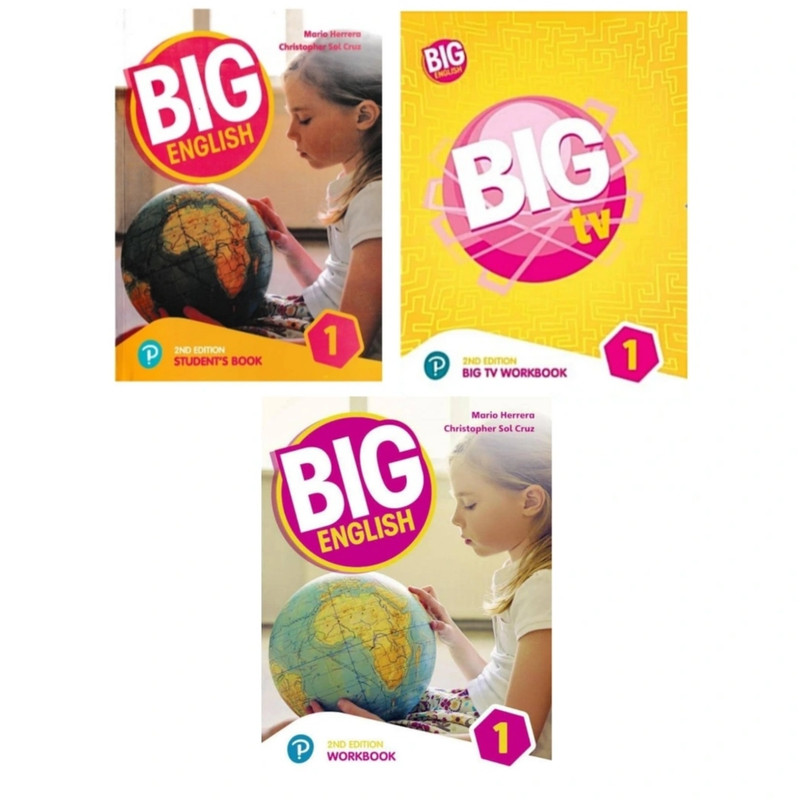 کتاب Big English 1 اثر Mario Herrera و Christopher Sol Cruz انتشارات الوندپویان مجموعه 3 جلدی 