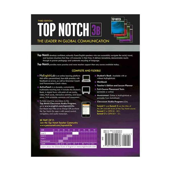 کتاب Top Notch 3rd 3B +DVD اثر Joan Saslow & Allen Ascher انتشارات جنگل